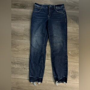 Maurices Dark Blue Skinny Jeans